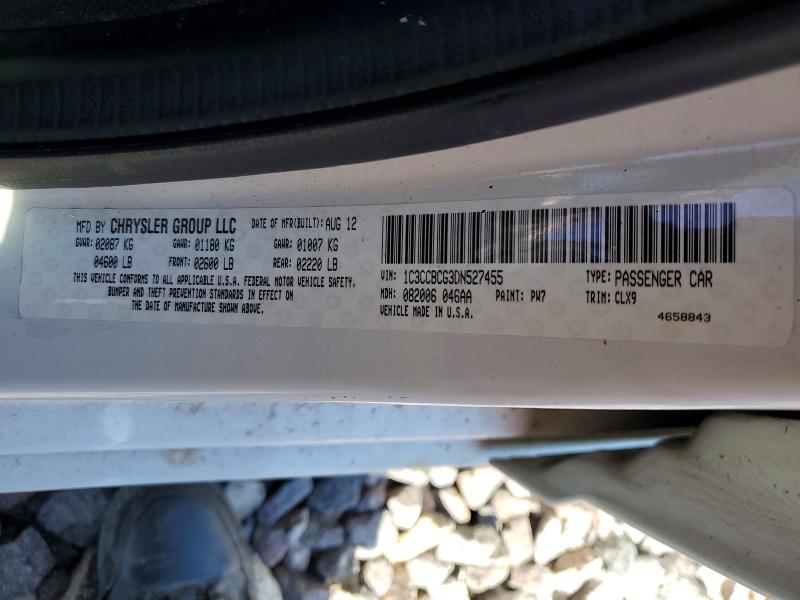 Aukcja sprzedaży 2013 Chrysler 200, vin: 1C3CCBCG3DN527455, numer aukcji: 53540456