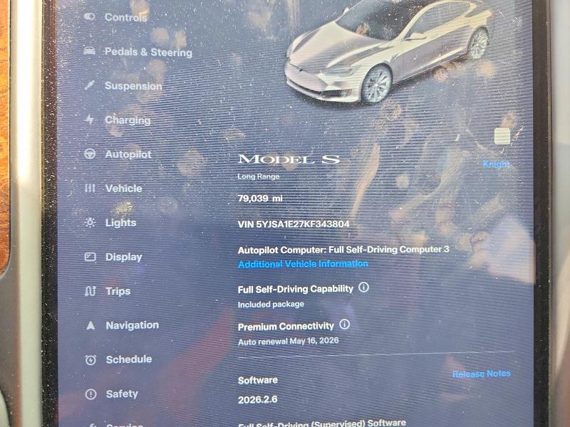 Aukcja sprzedaży 2019 Tesla Model S, vin: 5YJSA1E27KF343804, numer aukcji: 53113836