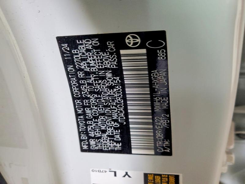 Aukcja sprzedaży 2024 Toyota Prius Prime, vin: JTDACACU2R3036154, numer aukcji: 54352896