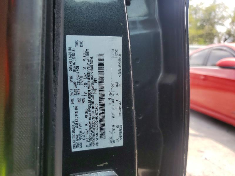 2017 Ford Escape მანქანა იყიდება აუქციონზე, vin: 1FMCU0GD2HUB72900, აუქციონის ნომერი: 55505546