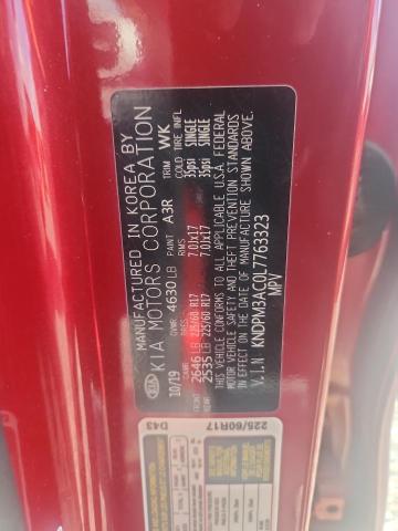 53262246 :رقم المزاد ، KNDPM3AC0L7763323 vin ، 2020 Kia Sportage مزاد بيع