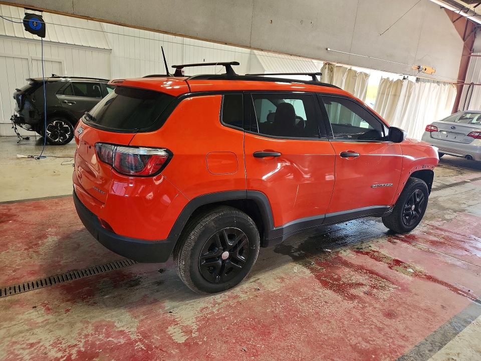 2018 Jeep Compass მანქანა იყიდება აუქციონზე, vin: 3C4NJDAB9JT126680, აუქციონის ნომერი: 53530146