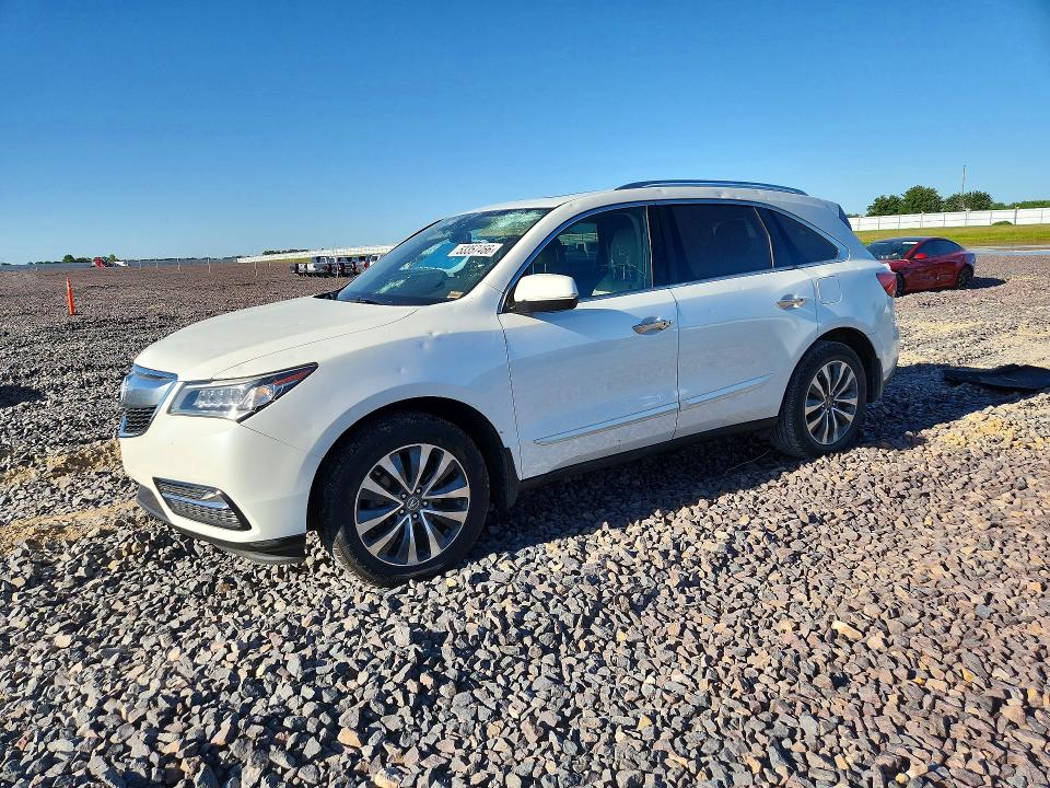 53357466 :رقم المزاد ، 5FRYD3H40FB013078 vin ، 2015 Acura Mdx مزاد بيع