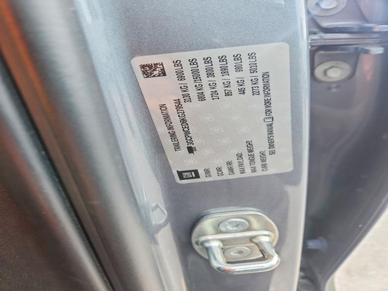 53847816 :رقم المزاد ، 3GCPWCED6KG279544 vin ، 2019 Chevrolet Silverado مزاد بيع