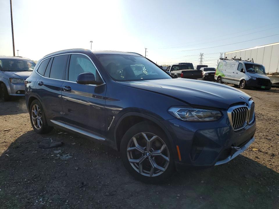 Продаж на аукціоні авто 2022 Bmw X3, vin: 5UX53DP09N9K12004, номер лоту: 52032516