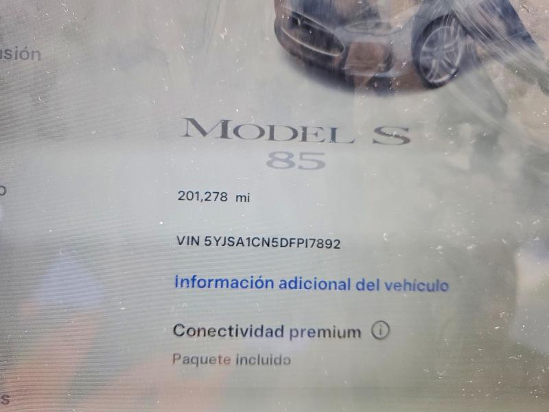 Продажа на аукционе авто 2013 Tesla Model S, vin: 5YJSA1CN5DFP17892, номер лота: 55012456