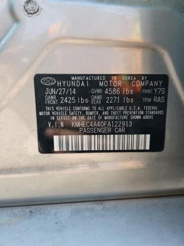 53397836 :رقم المزاد ، KMHEC4A40FA122913 vin ، 2015 Hyundai Sonata Hybrid مزاد بيع
