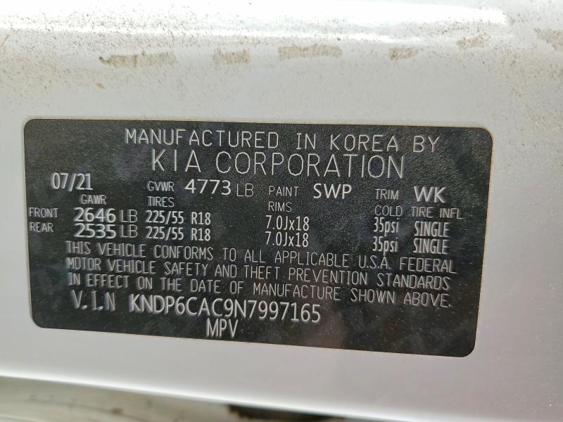Aukcja sprzedaży 2022 Kia Sportage, vin: KNDP6CAC9N7997165, numer aukcji: 55700996