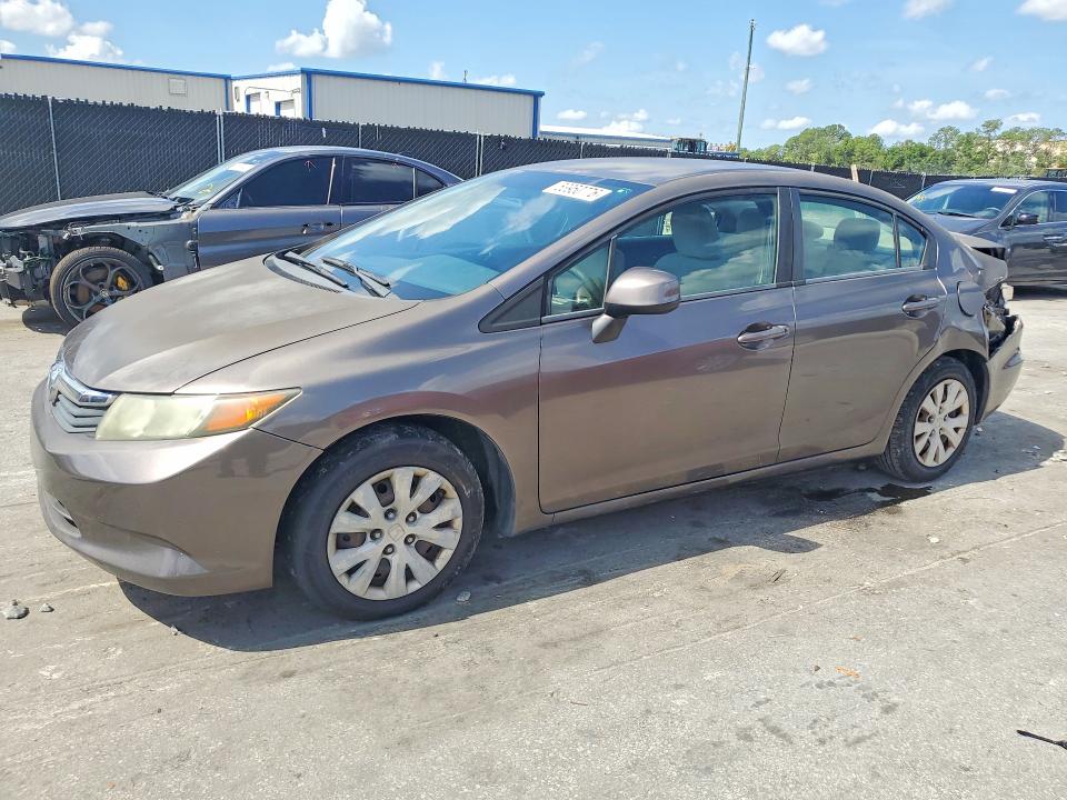 53950776 :رقم المزاد ، 19XFB2F57CE378105 vin ، 2012 Honda Civic مزاد بيع