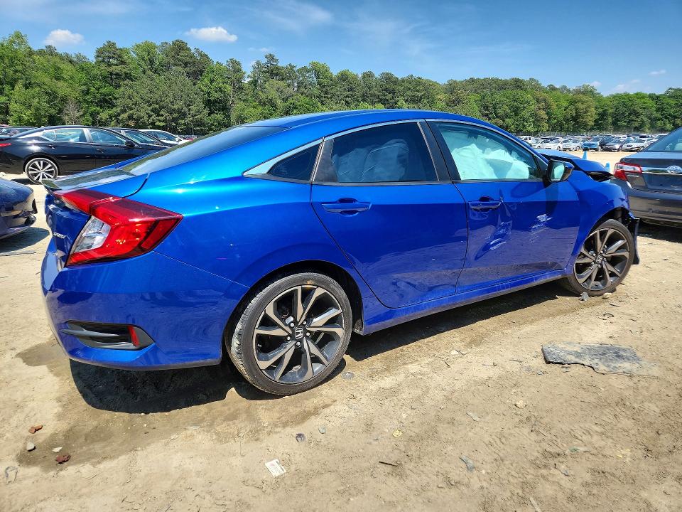 Продаж на аукціоні авто 2019 Honda Civic, vin: 2HGFC2F84KH594294, номер лоту: 53706716