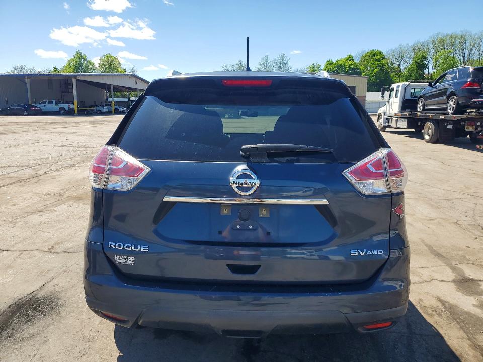 2015 Nissan Rogue მანქანა იყიდება აუქციონზე, vin: KNMAT2MV3FP576811, აუქციონის ნომერი: 52140106
