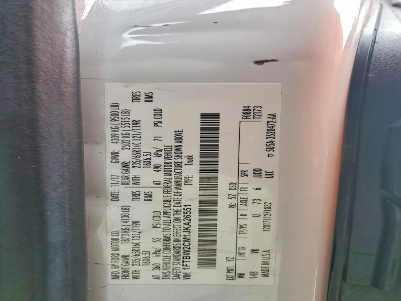 Aukcja sprzedaży 2018 Ford Transit, vin: 1FTBW2CM1JKA26551, numer aukcji: 53618036