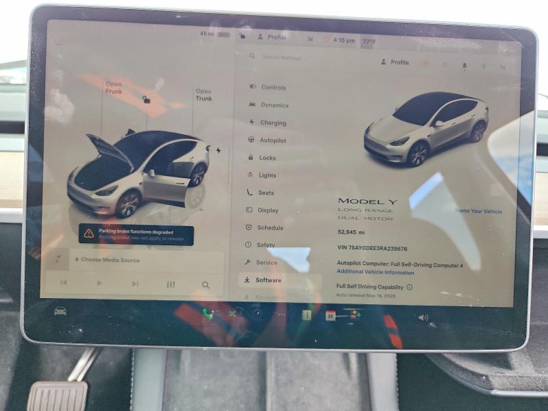 Aukcja sprzedaży 2024 Tesla Model Y, vin: 7SAYGDEE3RA239678, numer aukcji: 55638806