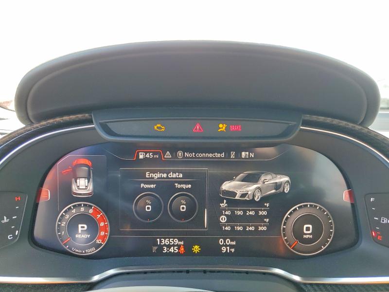 54169366 :رقم المزاد ، WUA4BCFXXL7901912 vin ، 2020 Audi R8 مزاد بيع