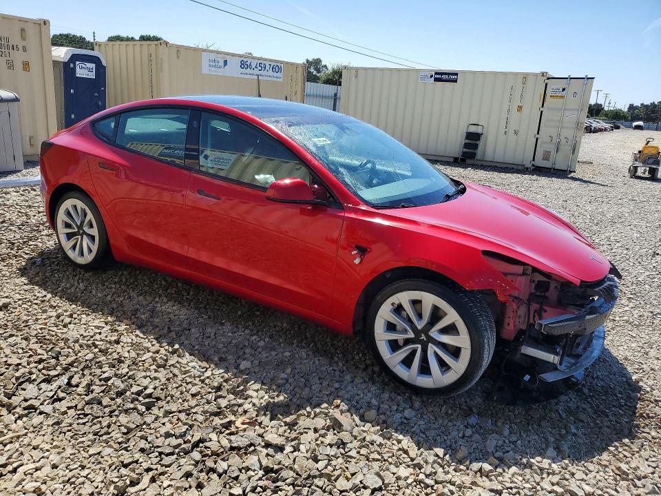 53128136 :رقم المزاد ، 5YJ3E1EA2NF287890 vin ، 2022 Tesla Model 3 مزاد بيع