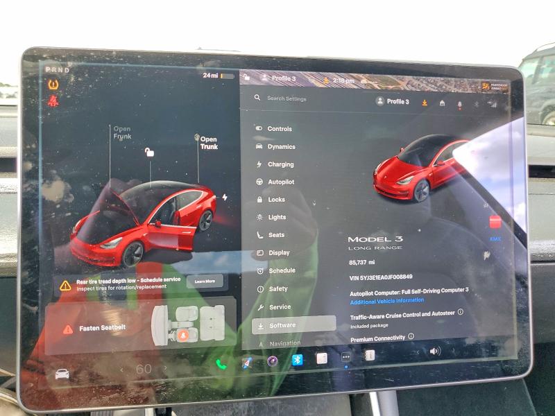 55024176 :رقم المزاد ، 5YJ3E1EA0JF008849 vin ، 2018 Tesla Model 3 مزاد بيع