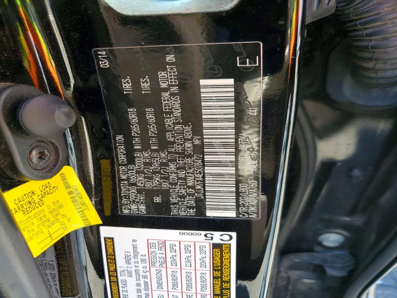 Продаж на аукціоні авто 2014 Lexus Gx, vin: JTJJM7FX4E5078472, номер лоту: 53643296