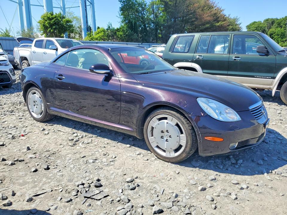 54020336 :رقم المزاد ، JTHFN48YX20004863 vin ، 2002 Lexus Sc مزاد بيع