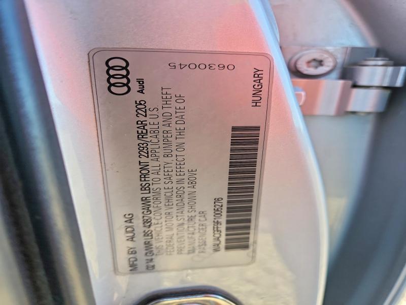 2015 Audi A3 მანქანა იყიდება აუქციონზე, vin: WAUACGFF9F1005276, აუქციონის ნომერი: 51366596
