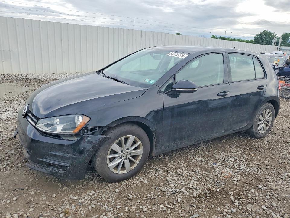2017 Volkswagen Golf მანქანა იყიდება აუქციონზე, vin: 3VW217AUXHM030919, აუქციონის ნომერი: 53662176