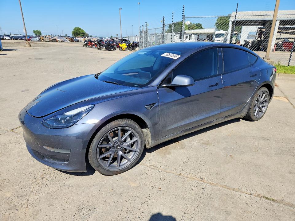 2023 Tesla Model 3 მანქანა იყიდება აუქციონზე, vin: 5YJ3E1EA0PF599838, აუქციონის ნომერი: 52886346