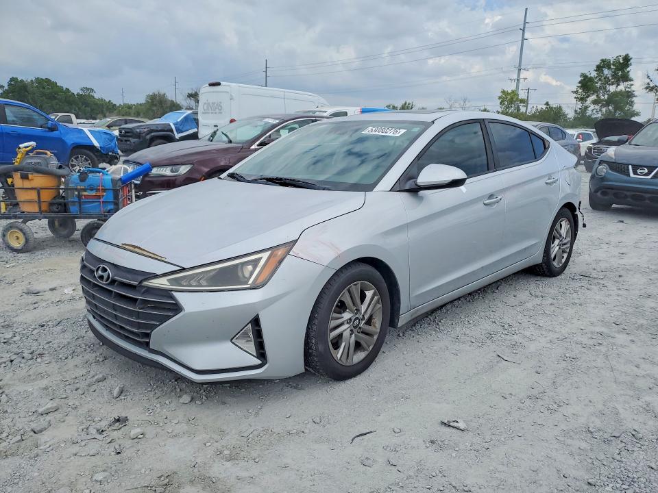 2019 Hyundai Elantra მანქანა იყიდება აუქციონზე, vin: KMHD84LF2KU859728, აუქციონის ნომერი: 53080276