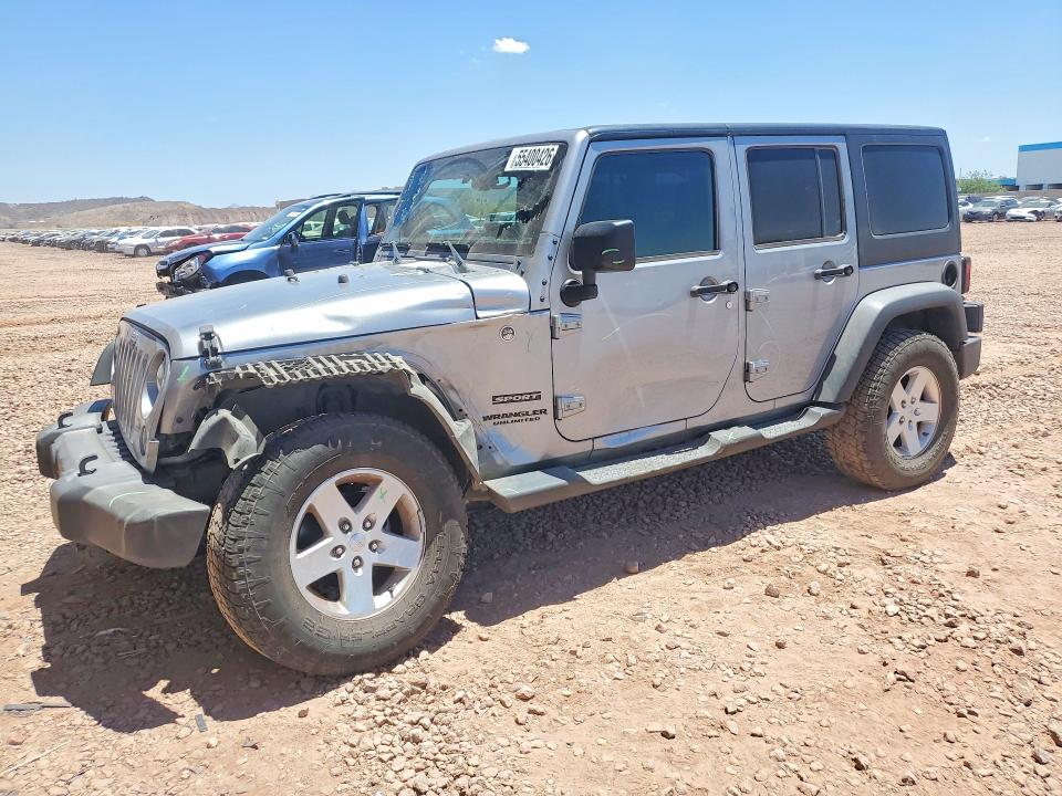 2017 Jeep Wrangler Unlimited მანქანა იყიდება აუქციონზე, vin: 1C4BJWDG2HL702833, აუქციონის ნომერი: 55400426