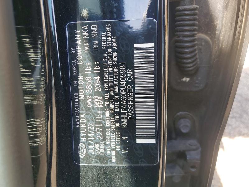Aukcja sprzedaży 2023 Hyundai Elantra, vin: KMHLP4AG0PU405981, numer aukcji: 54702886