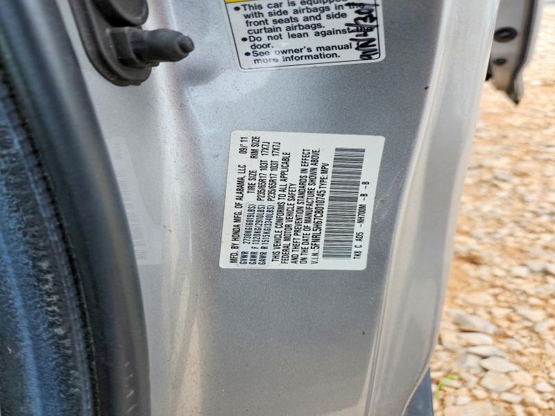 Продаж на аукціоні авто 2012 Honda Odyssey, vin: 5FNRL5H67CB010745, номер лоту: 52458856
