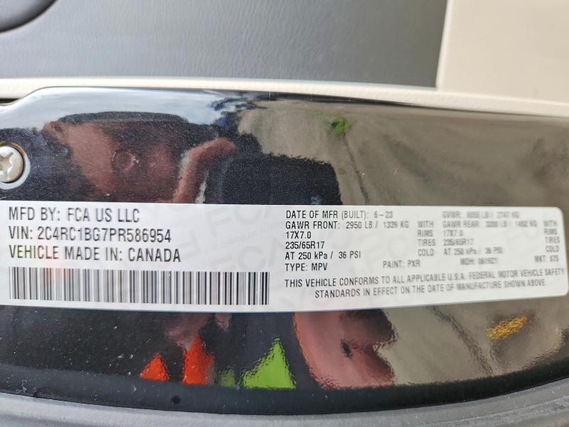 Aukcja sprzedaży 2023 Chrysler Pacifica, vin: 2C4RC1BG7PR586954, numer aukcji: 54617636