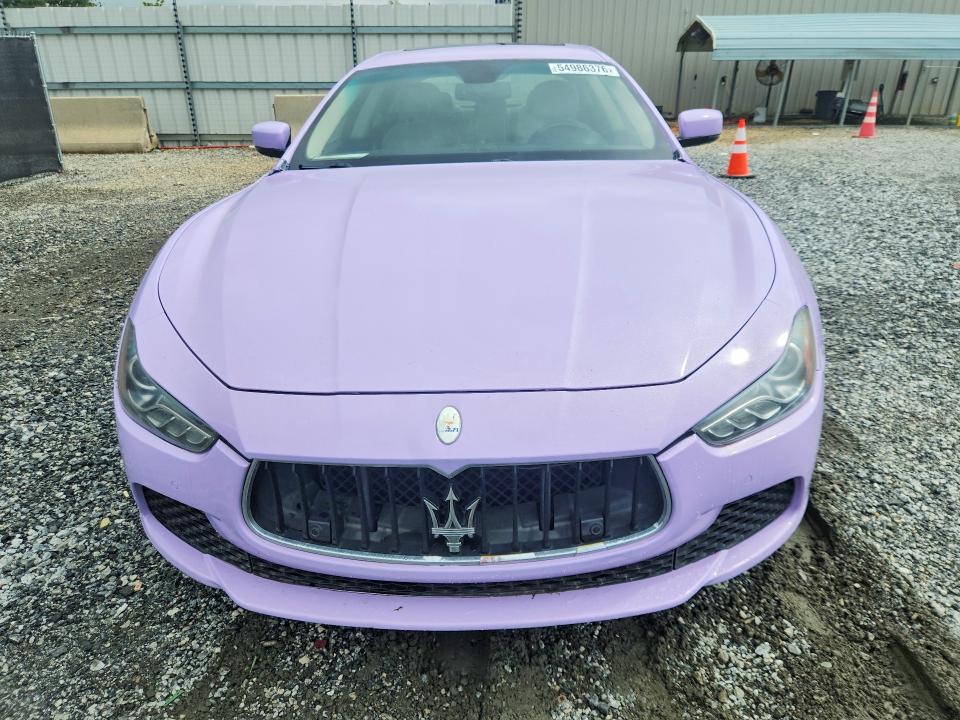 2014 Maserati Ghibli მანქანა იყიდება აუქციონზე, vin: ZAM57RTA3E1087772, აუქციონის ნომერი: 54986376