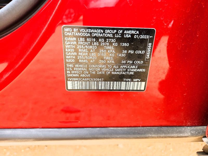 Продажа на аукционе авто 2023 Volkswagen Atlas, vin: 1V2BR2CA6PC530947, номер лота: 52476766