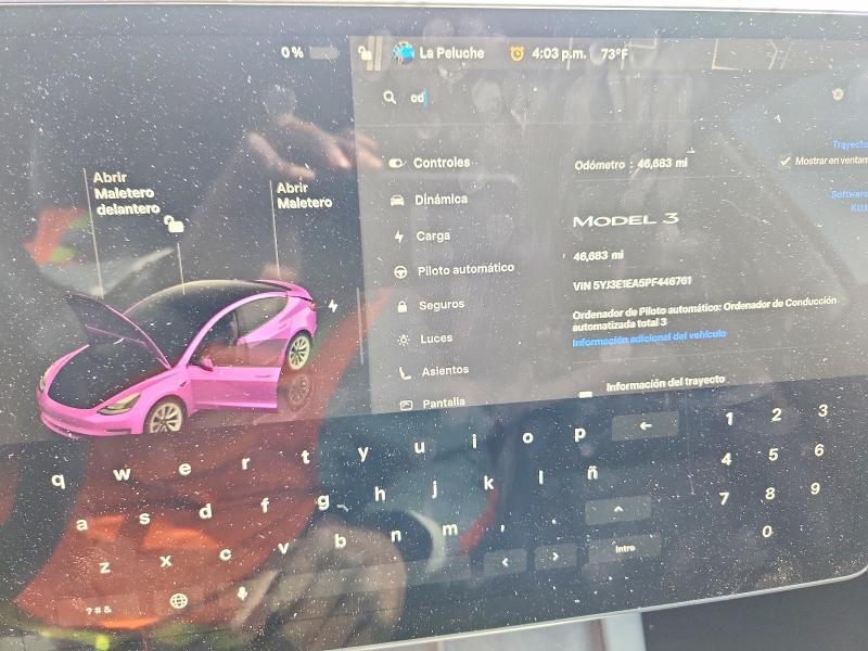 Продажа на аукционе авто 2023 Tesla Model 3, vin: 5YJ3E1EA5PF446761, номер лота: 52897626
