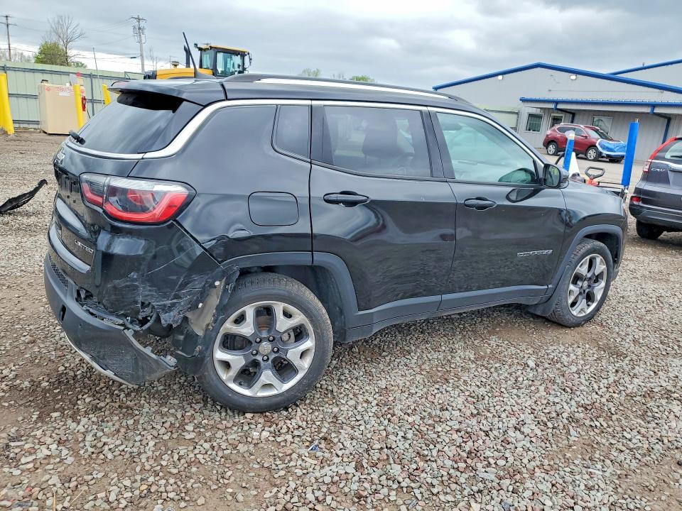 2018 Jeep Compass მანქანა იყიდება აუქციონზე, vin: 3C4NJDCBXJT117726, აუქციონის ნომერი: 53557156