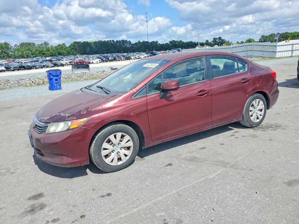 Продаж на аукціоні авто 2012 Honda Civic, vin: 2HGFB2F57CH558514, номер лоту: 53338306