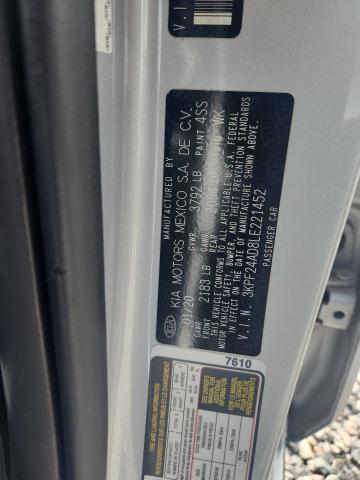 Продажа на аукционе авто 2020 Kia Forte, vin: 3KPF24AD8LE221452, номер лота: 54499426