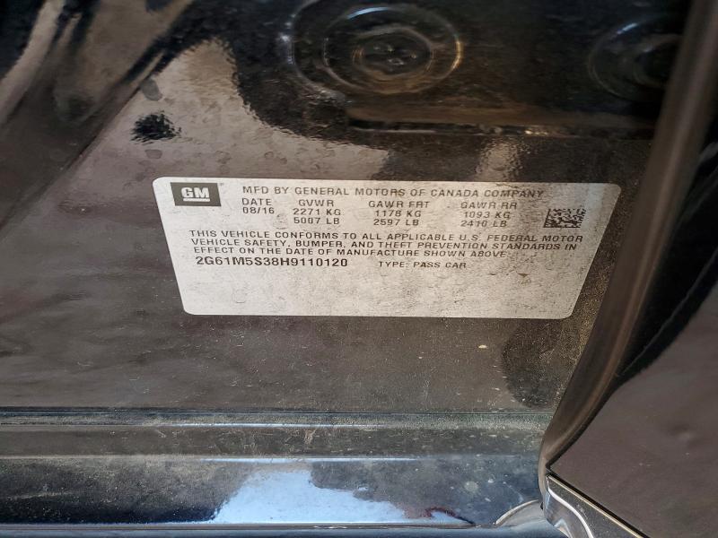 Продаж на аукціоні авто 2017 Cadillac Xts, vin: 2G61M5S38H9110120, номер лоту: 54158406