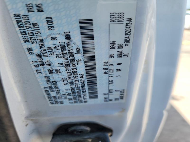 52735706 :رقم المزاد ، 1FTNE1EW1DDA01442 vin ، 2013 Ford Econoline مزاد بيع