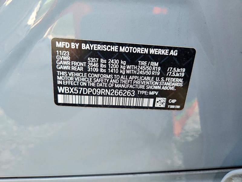 Продажа на аукционе авто 2024 Bmw X3, vin: WBX57DP09RN266263, номер лота: 54547196