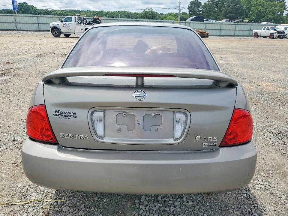 2006 Nissan Sentra მანქანა იყიდება აუქციონზე, vin: 3N1CB51D26L546075, აუქციონის ნომერი: 55093376