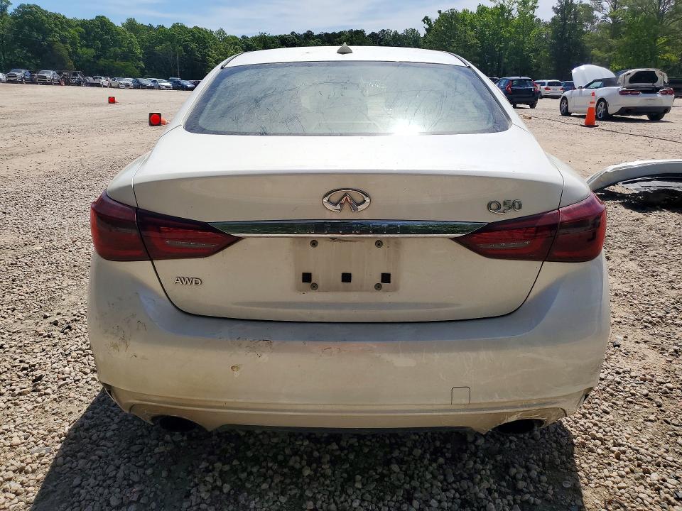 2018 Infiniti Q50 მანქანა იყიდება აუქციონზე, vin: JN1EV7AR2JM433149, აუქციონის ნომერი: 53081956