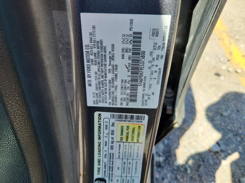 Продаж на аукціоні авто 2014 Ford Fusion, vin: 1FA6P0H79E5375800, номер лоту: 52653876