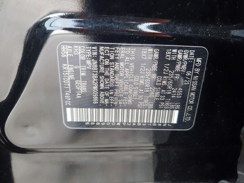 Продажа на аукционе авто 2023 Nissan Rogue, vin: JN8BT3BA2PW009866, номер лота: 54637576