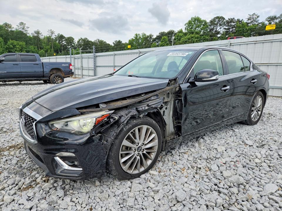 2018 Infiniti Q50 მანქანა იყიდება აუქციონზე, vin: JN1EV7AP4JM354998, აუქციონის ნომერი: 55393796