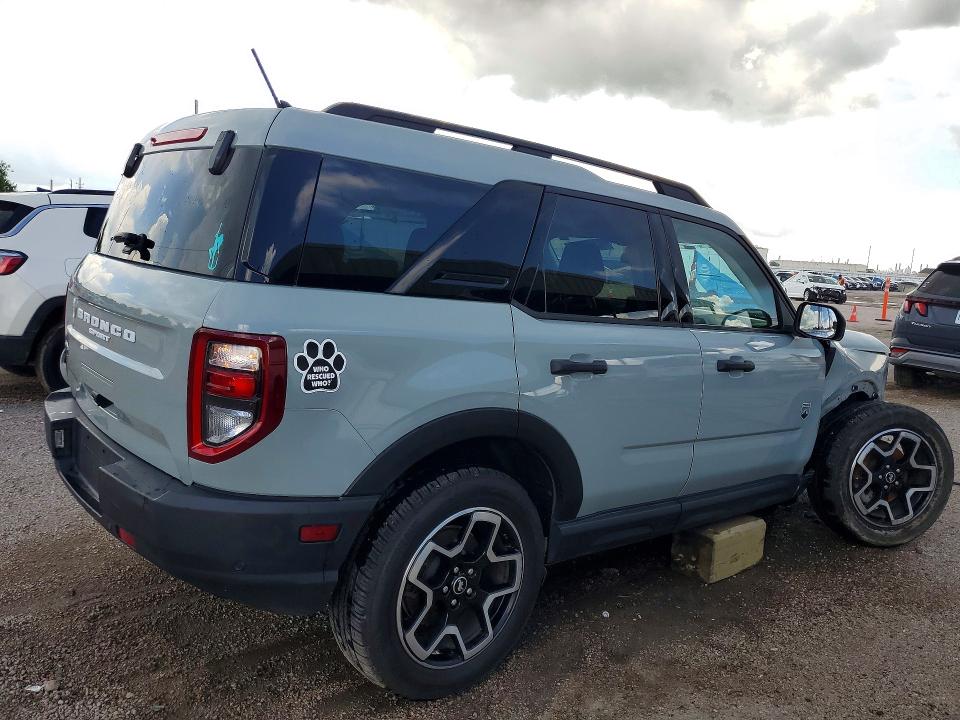 2021 Ford Bronco Sport მანქანა იყიდება აუქციონზე, vin: 3FMCR9B62MRA52529, აუქციონის ნომერი: 54477986