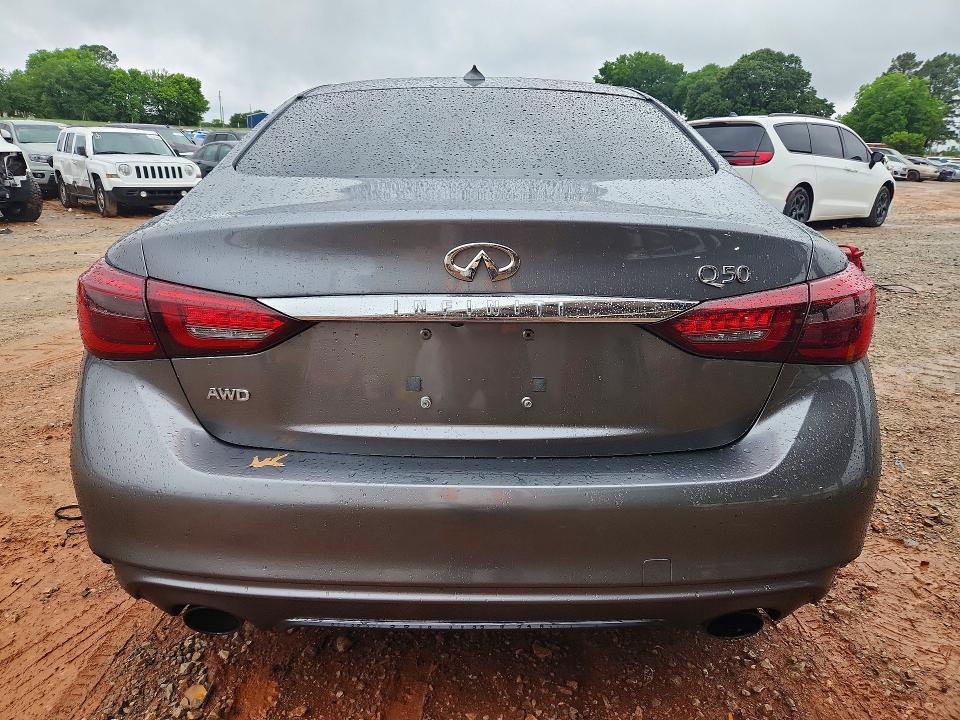2018 Infiniti Q50 მანქანა იყიდება აუქციონზე, vin: JN1EV7AR8JM433379, აუქციონის ნომერი: 52273286