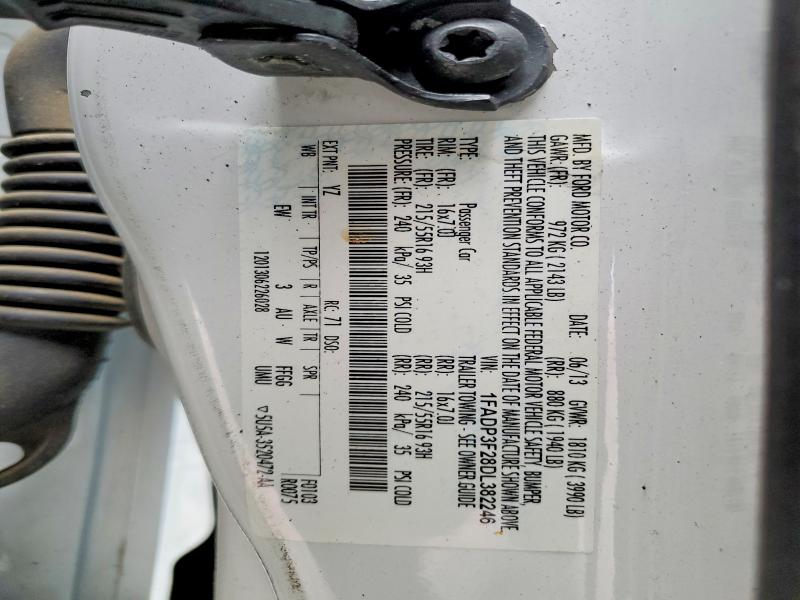 Aukcja sprzedaży 2013 Ford Focus, vin: 1FADP3F28DL382246, numer aukcji: 54465726