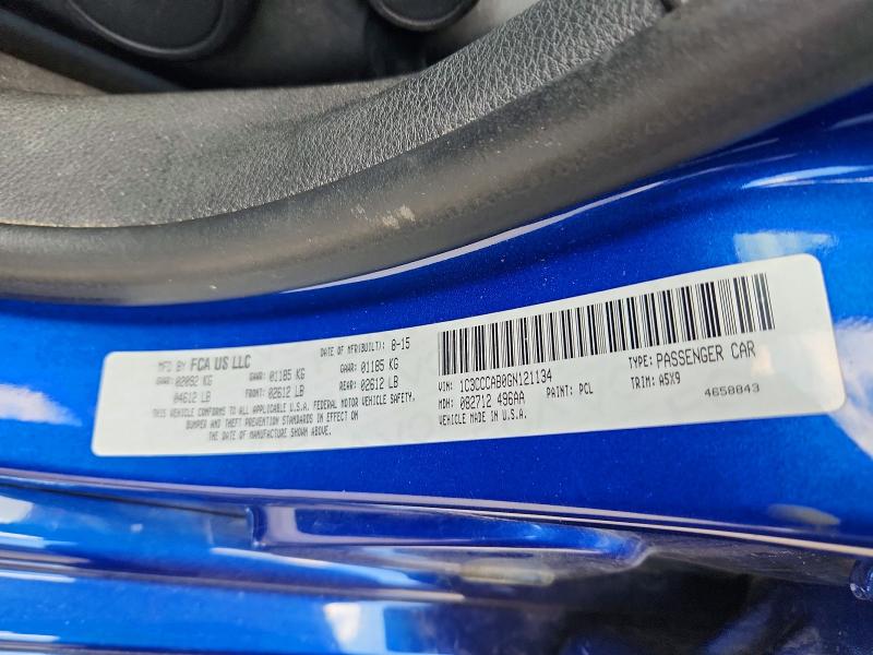 Aukcja sprzedaży 2016 Chrysler 200, vin: 1C3CCCAB0GN121134, numer aukcji: 53794306