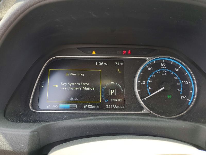 2019 Nissan Leaf მანქანა იყიდება აუქციონზე, vin: 1N4AZ1CP6KC300397, აუქციონის ნომერი: 54885156