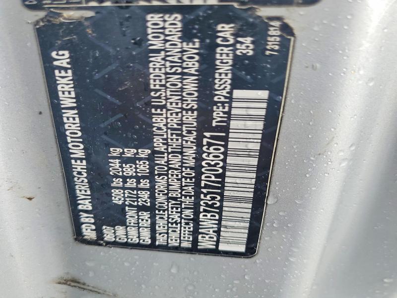 Продажа на аукционе авто 2007 Bmw 335, vin: WBAWB73517P036671, номер лота: 55028406
